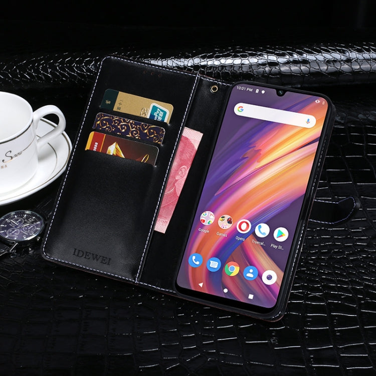 For Lenovo A6 Note idewei Crocodile Texture Horizontal Flip Leather Case with Holder & Card Slots & Wallet(Black) - Lenovo by idewei | Online Shopping UK | buy2fix