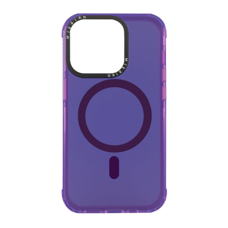 For iPhone 14 Pro Max Acrylic + TPU MagSafe Protective Phone Case(Purple) - iPhone 14 Pro Max Cases by buy2fix | Online Shopping UK | buy2fix