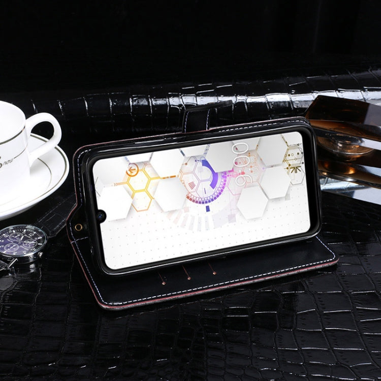 For BQ BQ-6040L Magic idewei Crocodile Texture Horizontal Flip Leather Case with Holder & Card Slots & Wallet(Black) - More Brand by idewei | Online Shopping UK | buy2fix