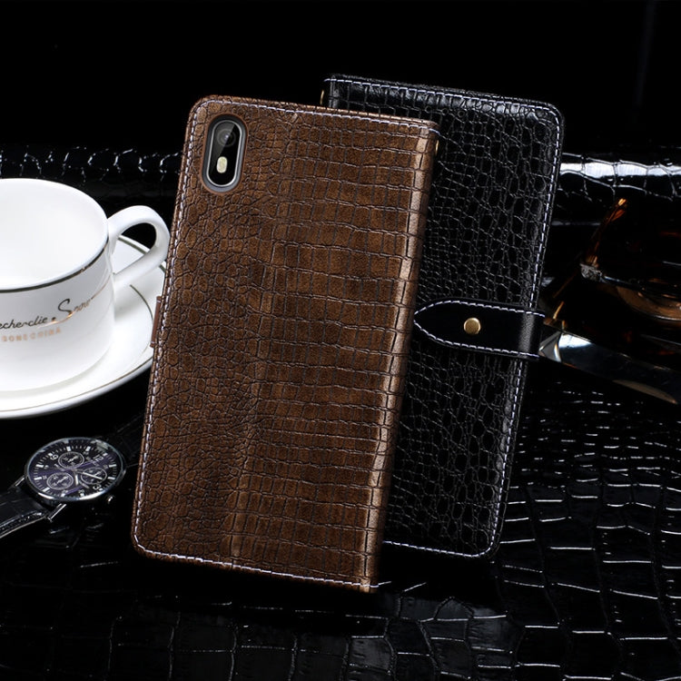 For Cubot J5 idewei Crocodile Texture Horizontal Flip Leather Case with Holder & Card Slots & Wallet(Black) - More Brand by idewei | Online Shopping UK | buy2fix