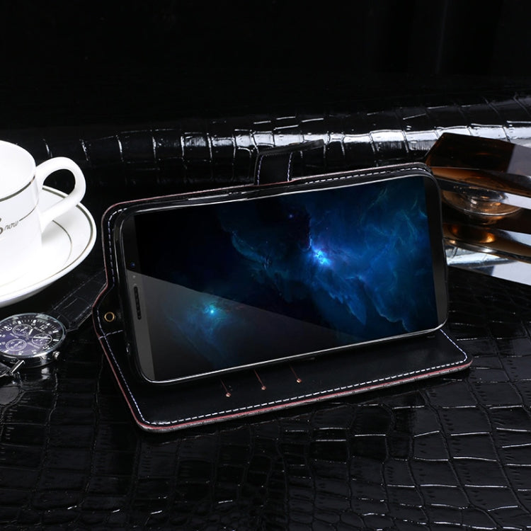 For Cubot J5 idewei Crocodile Texture Horizontal Flip Leather Case with Holder & Card Slots & Wallet(Black) - More Brand by idewei | Online Shopping UK | buy2fix