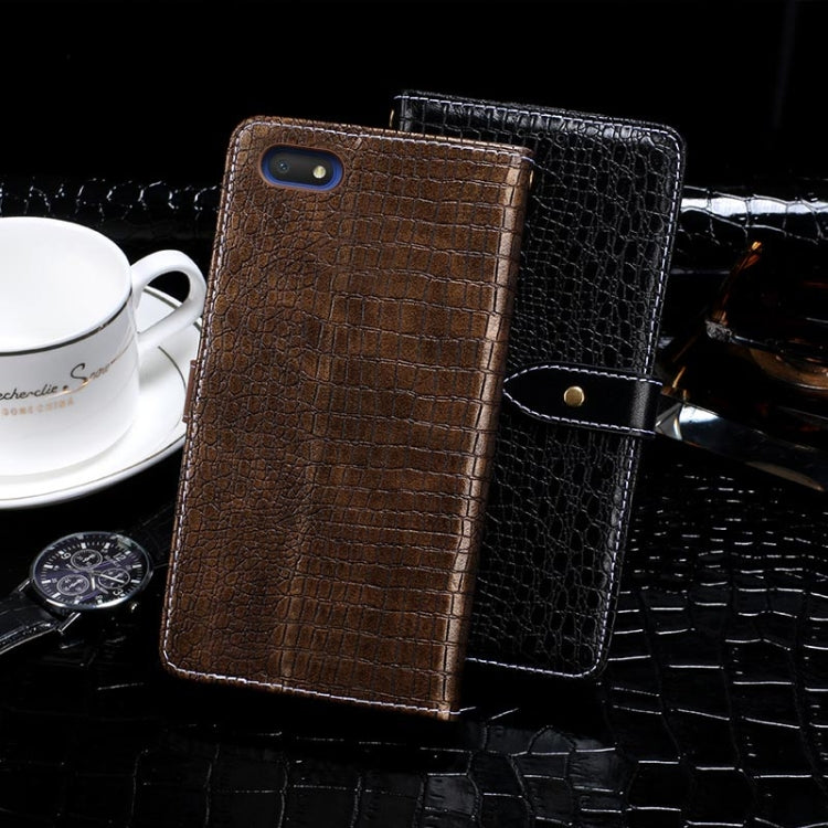 For Alcatel 1V (2019) idewei Crocodile Texture Horizontal Flip Leather Case with Holder & Card Slots & Wallet(Dark Blue) - More Brand by idewei | Online Shopping UK | buy2fix