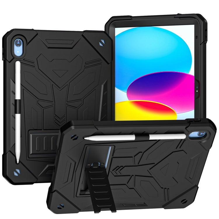 For iPad 2025 / 2022 Bumblebee Silicone + PC Shockproof Tablet Case with Holder(Black) - iPad 2025 / 2022 Cases by buy2fix | Online Shopping UK | buy2fix