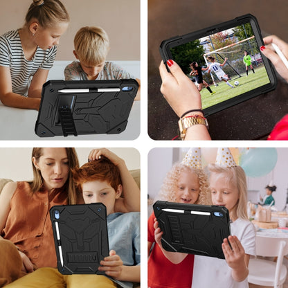 For iPad 2025 / 2022 Bumblebee Silicone + PC Shockproof Tablet Case with Holder(Black) - iPad 2025 / 2022 Cases by buy2fix | Online Shopping UK | buy2fix