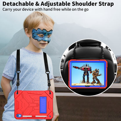 For iPad 2025 / 2022 Bumblebee Silicone + PC Shockproof Tablet Case with Holder(Red) - iPad 2025 / 2022 Cases by buy2fix | Online Shopping UK | buy2fix