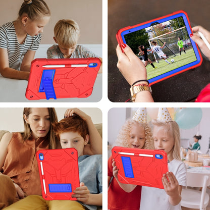 For iPad 2025 / 2022 Bumblebee Silicone + PC Shockproof Tablet Case with Holder(Red) - iPad 2025 / 2022 Cases by buy2fix | Online Shopping UK | buy2fix