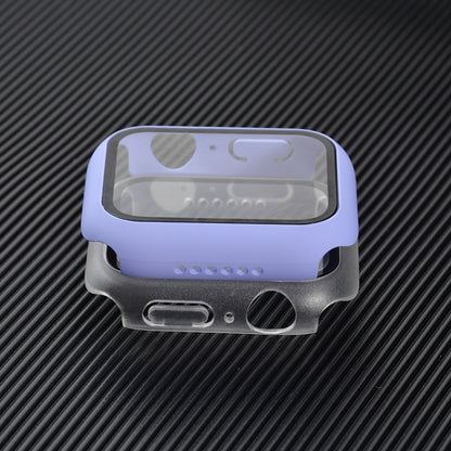 Shockproof PC+Tempered Glass Watch Protective Case For Apple Watch Series 9 / 8 / 7 41mm(Grass Green) by buy2fix