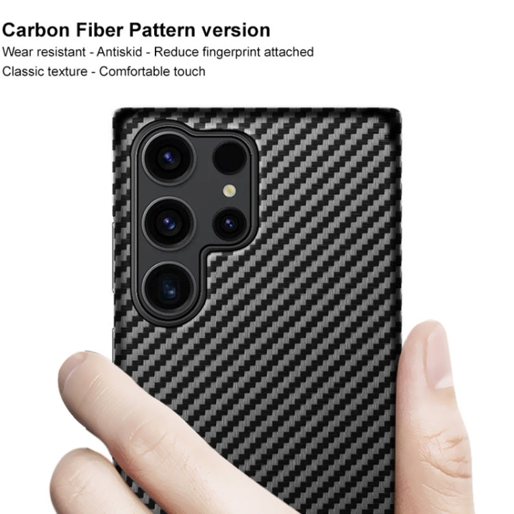 For Samsung Galaxy S23 Ultra 5G imak Ruiyi Series Carbon Fiber PU + PC Phone Case(Black) - Galaxy S23 Ultra 5G Cases by imak | Online Shopping UK | buy2fix