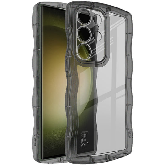 For Samsung Galaxy S23 Ultra 5G IMAK UX-8 Series Shockproof TPU Phone Case(Transparent Black) - Galaxy S23 Ultra 5G Cases by imak | Online Shopping UK | buy2fix