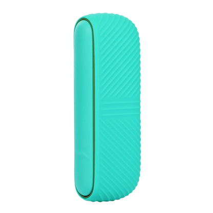 For IQOS ILUMA Silicone Electronic Cigarette Case Charging Compartment With Side Cover(Mint Green) - E Cigarette Accessories by buy2fix | Online Shopping UK | buy2fix