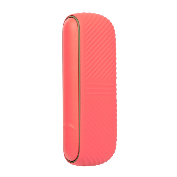 For IQOS ILUMA Silicone Electronic Cigarette Case Charging Compartment With Side Cover(Orange) - E Cigarette Accessories by buy2fix | Online Shopping UK | buy2fix