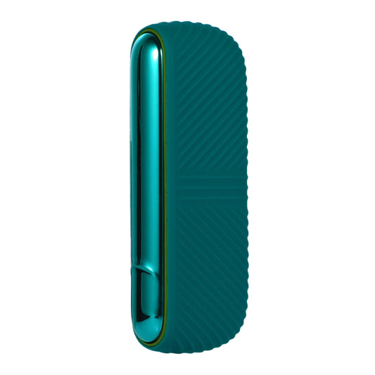For IQOS ILUMA Silicone Electronic Cigarette Case Charging Compartment With Side Cover(Green) by buy2fix