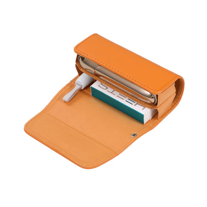 For IQOS 3.0 / 3 DUO Portable Electronic Cigarette Case Storage Bag with Hand Strap(Orange) - E Cigarette Accessories by buy2fix | Online Shopping UK | buy2fix