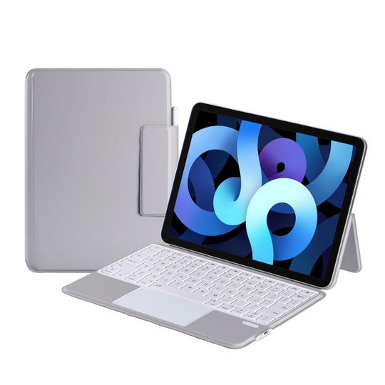 X3125-6 Integrated Thin Magnetic Bluetooth Keyboard Case For iPad Air 2022 / Air 2020 10.9 / Pro 11 2018 / 2020 / 2021 / 2022 (Grey)