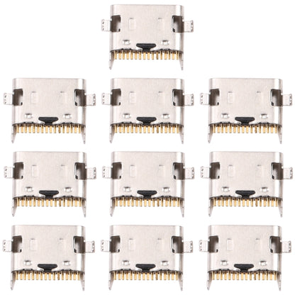 For Samsung Galaxy A04 SM-A045 10pcs Charging Port Connector - Tail Connector by buy2fix | Online Shopping UK | buy2fix