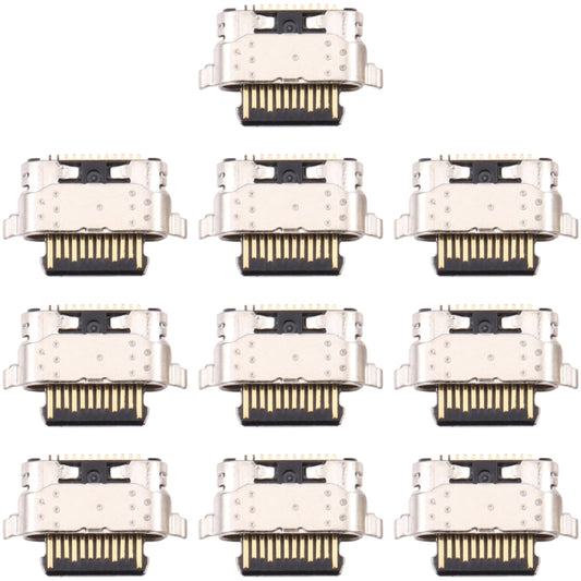 For Samsung Galaxy A04e SM-A042F 10pcs Charging Port Connector - Tail Connector by buy2fix | Online Shopping UK | buy2fix