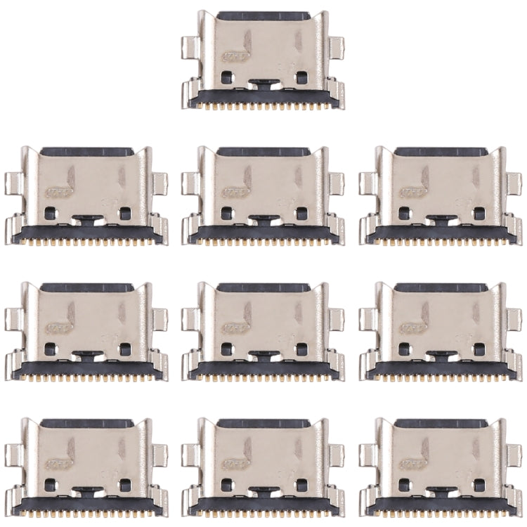 For Samsung Galaxy A04s SM-A047F 10pcs Charging Port Connector - Tail Connector by buy2fix | Online Shopping UK | buy2fix
