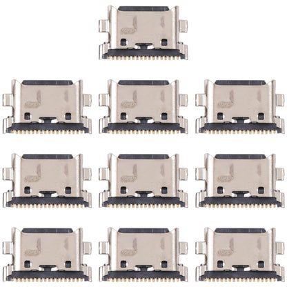 For Samsung Galaxy M22 SM-M225F 10pcs Charging Port Connector - Tail Connector by buy2fix | Online Shopping UK | buy2fix