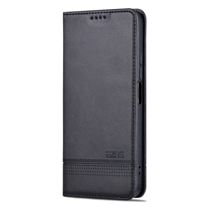 For Honor Play 50 Plus AZNS Magnetic Calf Texture Flip Leather Phone Case(Black) - Honor Cases by AZNS | Online Shopping UK | buy2fix