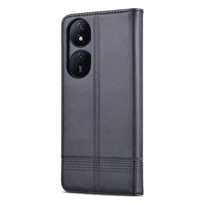 For Honor Play 50 Plus AZNS Magnetic Calf Texture Flip Leather Phone Case(Black) - Honor Cases by AZNS | Online Shopping UK | buy2fix