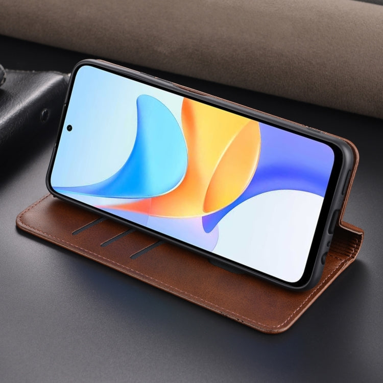 For Honor Play 50 Plus AZNS Magnetic Calf Texture Flip Leather Phone Case(Black) - Honor Cases by AZNS | Online Shopping UK | buy2fix