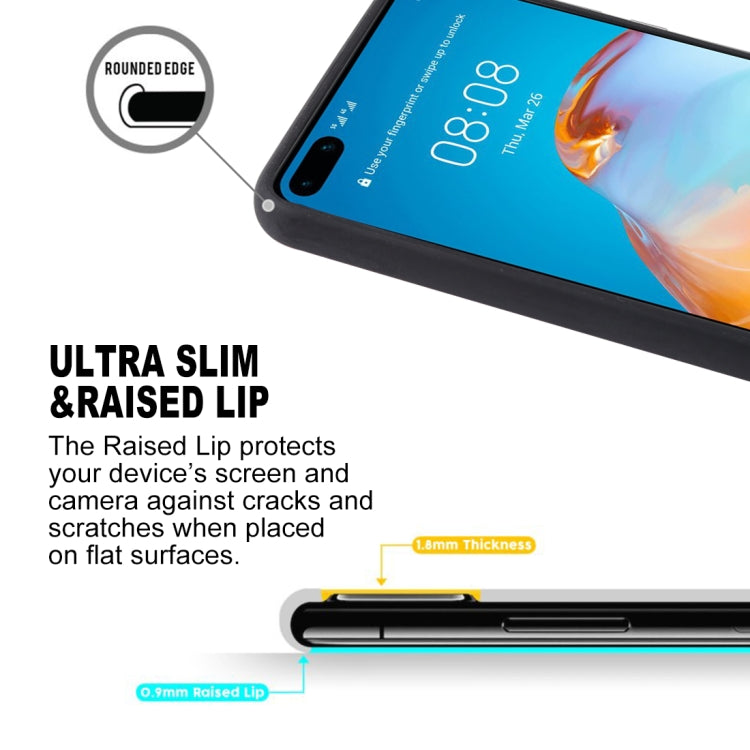 For Huawei P40 SULADA Shockproof TPU + Handmade Leather Protective Case(Grey) - Huawei Cases by SULADA | Online Shopping UK | buy2fix