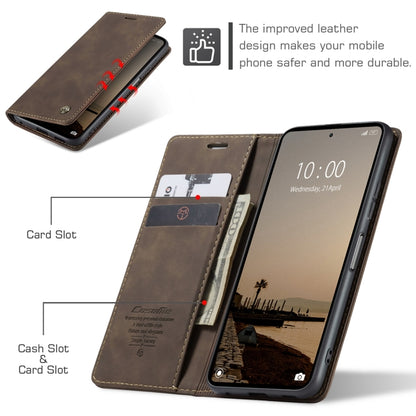 For Xiaomi Redmi Note 12 4G Global CaseMe 013 Multifunctional Horizontal Flip Leather Phone Case(Coffee) by CaseMe