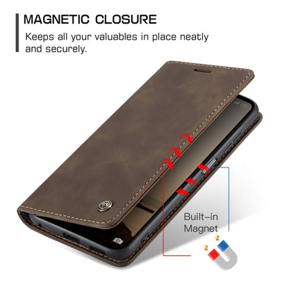 For Xiaomi Redmi Note 12 4G Global CaseMe 013 Multifunctional Horizontal Flip Leather Phone Case(Coffee) by CaseMe