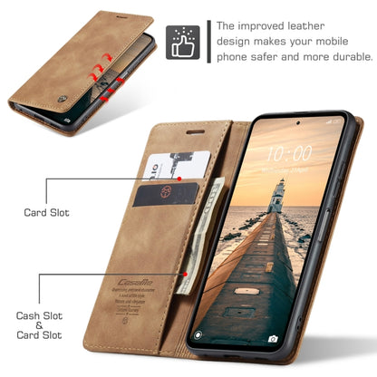 For Xiaomi Redmi Note 12 4G Global CaseMe 013 Multifunctional Horizontal Flip Leather Phone Case(Brown) by CaseMe