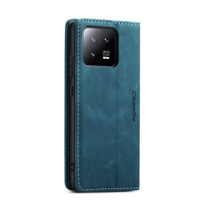 For Xiaomi 13 CaseMe 013 Multifunctional Horizontal Flip Leather Phone Case(Blue) by CaseMe
