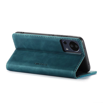 For Xiaomi 13 Lite CaseMe 013 Multifunctional Horizontal Flip Leather Phone Case(Blue) by CaseMe