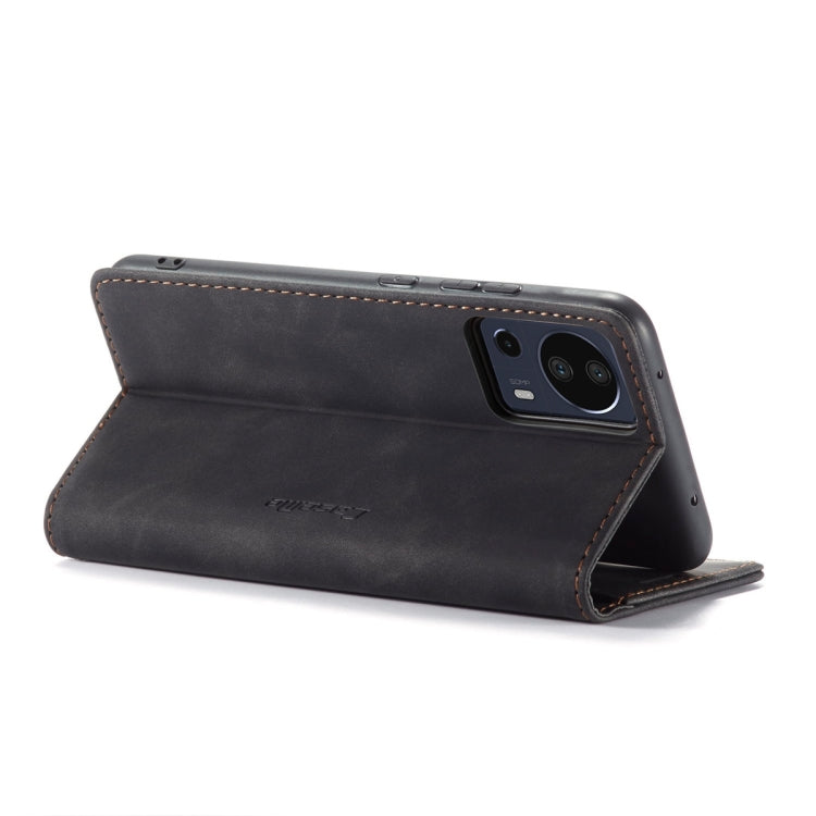 For Xiaomi 13 Lite CaseMe 013 Multifunctional Horizontal Flip Leather Phone Case(Black) by CaseMe