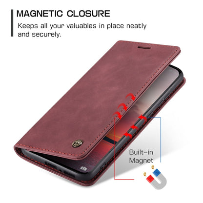 For Xiaomi 13 Pro CaseMe 013 Multifunctional Horizontal Flip Leather Phone Case(Wine Red) by CaseMe