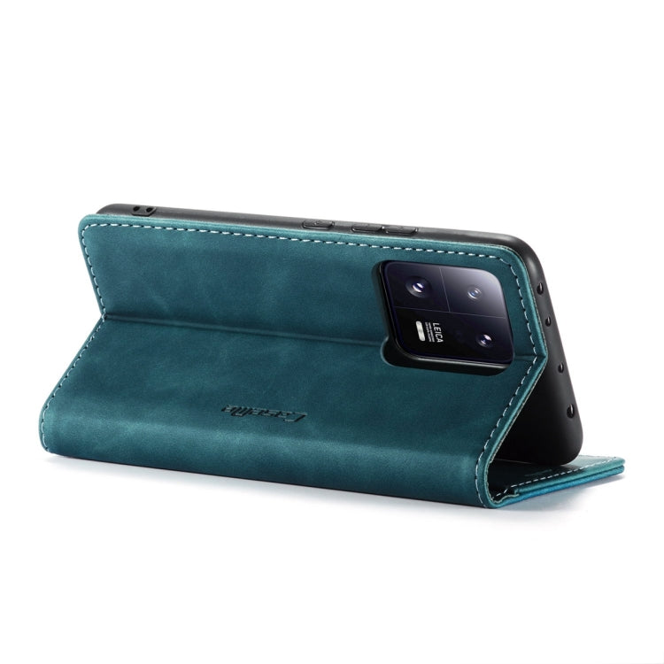 For Xiaomi 13 Pro CaseMe 013 Multifunctional Horizontal Flip Leather Phone Case(Blue) by CaseMe