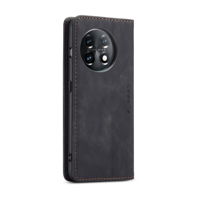For OnePlus 11 CaseMe 013 Multifunctional Horizontal Flip Leather Phone Case(Black) by CaseMe