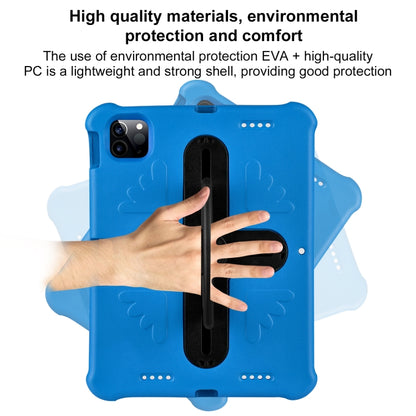 Shield 360 Rotation Handle EVA Shockproof PC Tablet Case For iPad Air 11 2024/Pro 11 2018/2020/2021/Air 4/Air 5 10.9(Blue Black) - iPad Pro 11 (2022/2021) Cases by buy2fix | Online Shopping UK | buy2fix