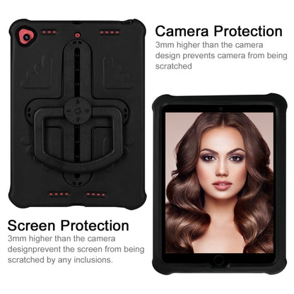 Shield 360 Rotation Handle EVA Shockproof PC Tablet Case For iPad 10.2 2019/2020/2021/Pro 10.5 2017/Air 2019 (Black) by buy2fix