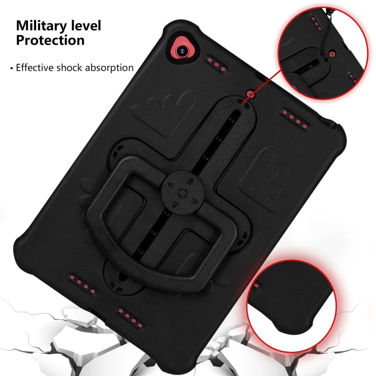 Shield 360 Rotation Handle EVA Shockproof PC Tablet Case For iPad 10.2 2019/2020/2021/Pro 10.5 2017/Air 2019 (Black) by buy2fix
