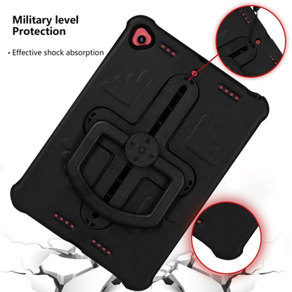Shield 360 Rotation Handle EVA Shockproof PC Tablet Case For iPad 10.2 2019/2020/2021/Pro 10.5 2017/Air 2019 (Black) by buy2fix
