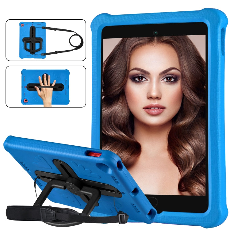 Shield 360 Rotation Handle EVA Shockproof PC Tablet Case For iPad 10.2 2019/2020/2021/Pro 10.5 2017/Air 2019 (Blue Black) - iPad 10.2 Cases by buy2fix | Online Shopping UK | buy2fix