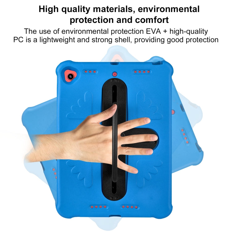 Shield 360 Rotation Handle EVA Shockproof PC Tablet Case For iPad 10.2 2019/2020/2021/Pro 10.5 2017/Air 2019 (Blue Black) - iPad 10.2 Cases by buy2fix | Online Shopping UK | buy2fix