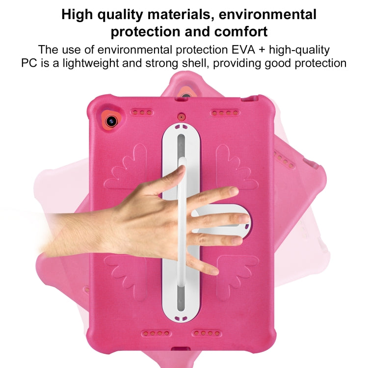 Shield 360 Rotation Handle EVA Shockproof PC Tablet Case For iPad 10.2 2019/2020/2021/Pro 10.5 2017/Air 2019 (Rose Red Beige) - iPad 10.2 Cases by buy2fix | Online Shopping UK | buy2fix