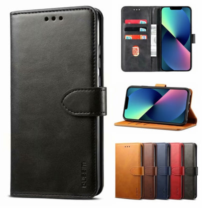 For iPhone 14 Pro GUSSIM Horizontal Flip Leather Phone Case(Black) - iPhone 14 Pro Cases by GUSSIM | Online Shopping UK | buy2fix