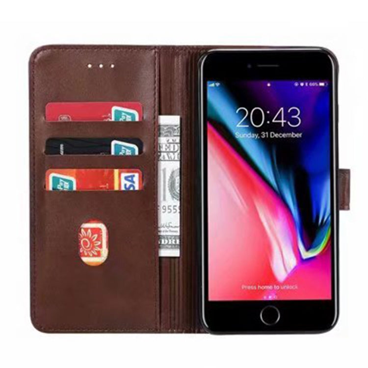 For iPhone 14 Pro GUSSIM Horizontal Flip Leather Phone Case(Brown) - iPhone 14 Pro Cases by GUSSIM | Online Shopping UK | buy2fix