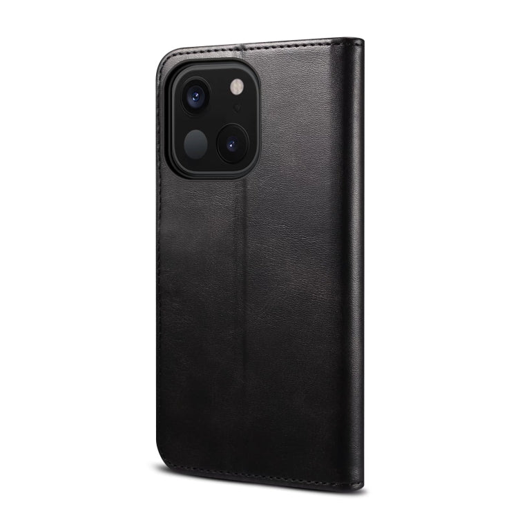 For iPhone 14 GUSSIM Horizontal Flip Leather Phone Case(Black) - iPhone 14 Cases by GUSSIM | Online Shopping UK | buy2fix