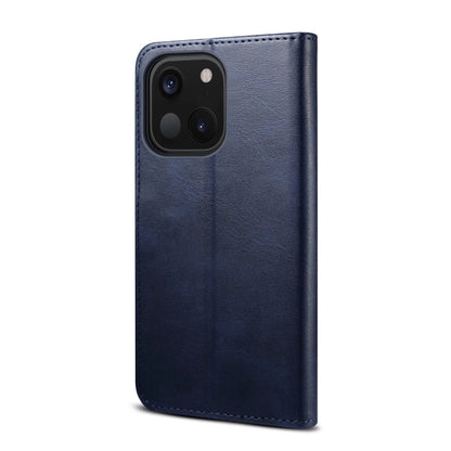 For iPhone 14 GUSSIM Horizontal Flip Leather Phone Case(Blue) - iPhone 14 Cases by GUSSIM | Online Shopping UK | buy2fix