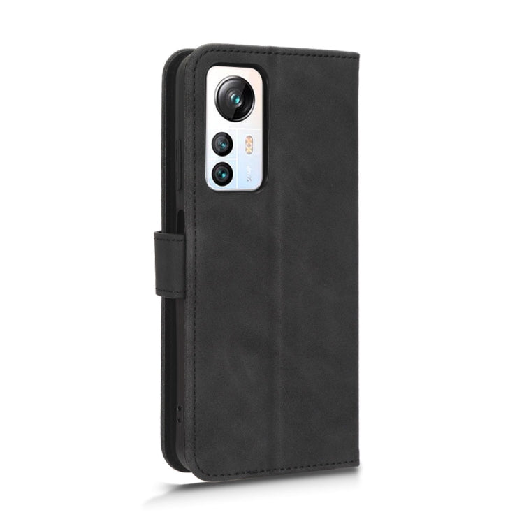 For Blackview A85 Skin Feel Magnetic Flip Leather Phone Case(Black) - More Brand by buy2fix | Online Shopping UK | buy2fix