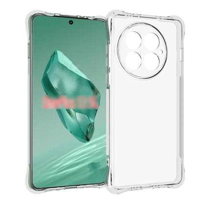 For OnePlus 13 Shockproof Non-slip Thickening TPU Phone Case(Transparent) by buy2fix