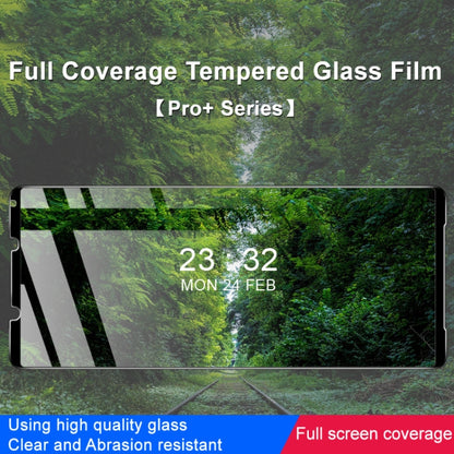 For Sony Xperia 1 V imak 9H Surface Hardness Full Screen Tempered Glass Film Pro+ Series - Sony Tempered Glass by imak | Online Shopping UK | buy2fix