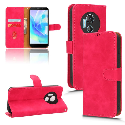 For Doogee X97 / X97 Pro Skin Feel Magnetic Flip Leather Phone Case(Rose Red) - Doogee Cases by buy2fix | Online Shopping UK | buy2fix